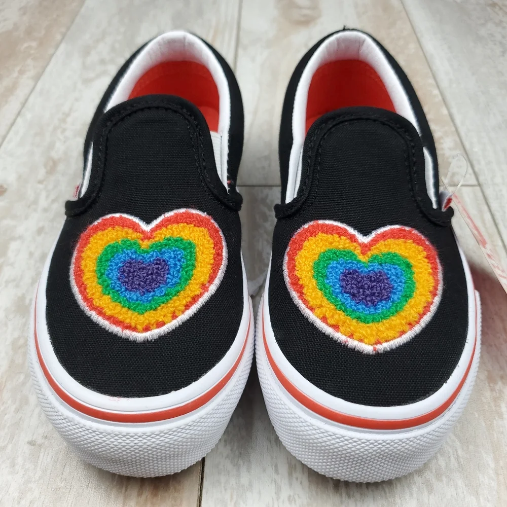 Vans Classic Slip On Chenille Rainbow - Picture 6 of 8